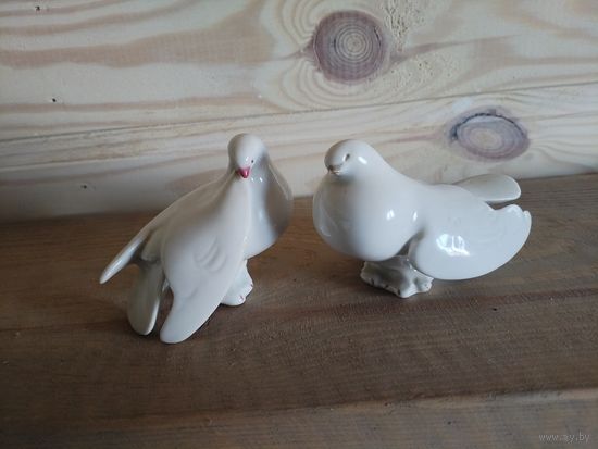 Статуэтки СССР. Голуби. ЛФЗ.