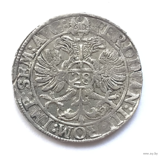 СОХРАН!!! - Флорин (2/3 талера) Фердинанд 2 г.Эмден 1624-1637 гг. Священная Римская Империя флорин гульден 28 стюверов - CЕРЕБРО - РАСПРОДАЖА! - Смотрите другие мои лоты!