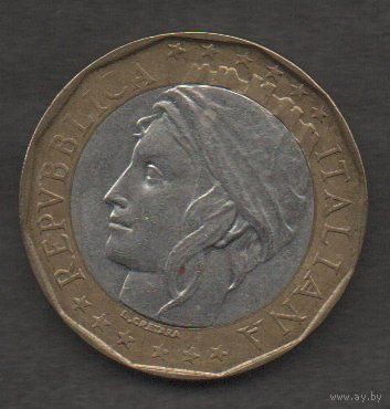 Италия. 1000 лир 1998