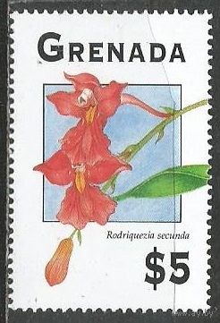Гренада. Орхидея. Художник Родригес. 1994г. Mi#2798.