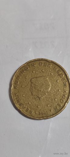 Нидерланды 20 евроцентов 2001