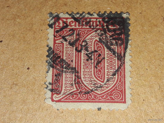Германия Рейх 1920  Служебная марка