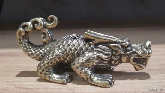 Статуэтка миниатюра Дракон Бронза