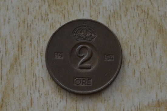 Швеция 2 эре 1954