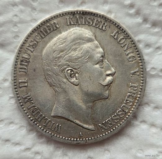 Пруссия 5 марок 1908