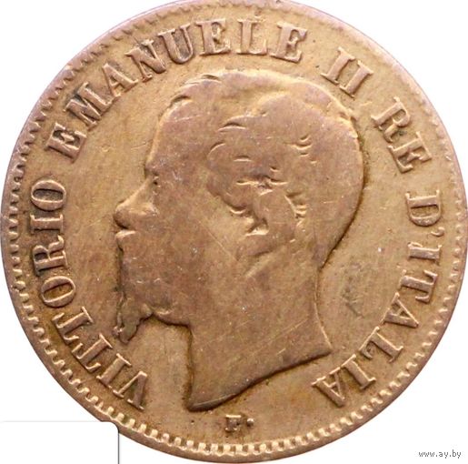 РАСПРОДАЖА!!! - ИТАЛИЯ 2 чентезимо 1862 год -" ВИКТОР ЭМАНУИЛ II"