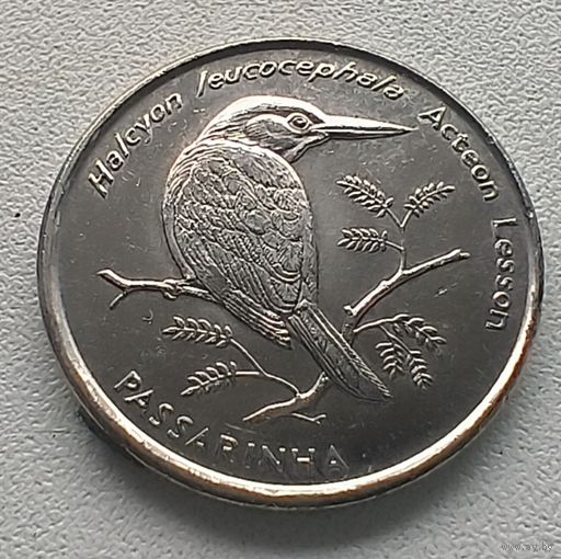 Кабо-Верде 10 эскудо, 1994 Птицы - Сероголовая альциона  7-2-23