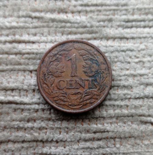 Werty71 Нидерландские Антильские острова Антилы 1 цент 1961