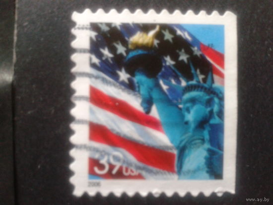 США 2006 стандарт, флаг, статуя Свободы