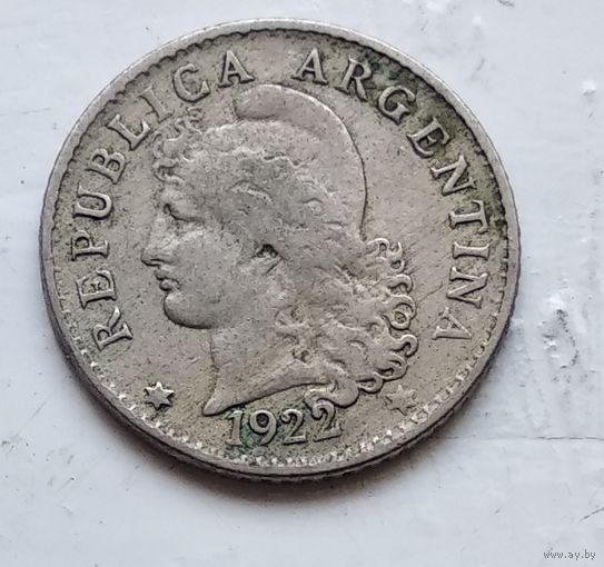 Аргентина 5 сентаво, 1922  4-10-45