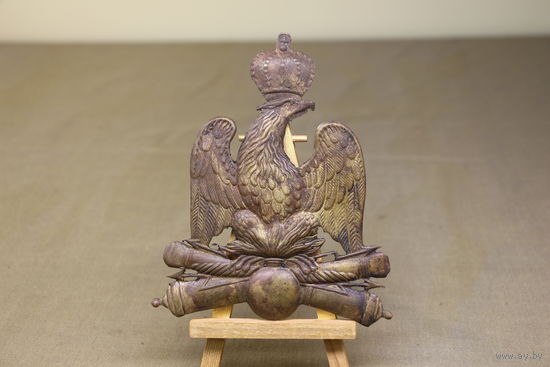 Киверная бляха армии НАПОЛЕОНА, линейный полк. ВОЙНА 1812 год. Распродажа коллекции вещей. С РУБЛЯ! АУКЦИОН!