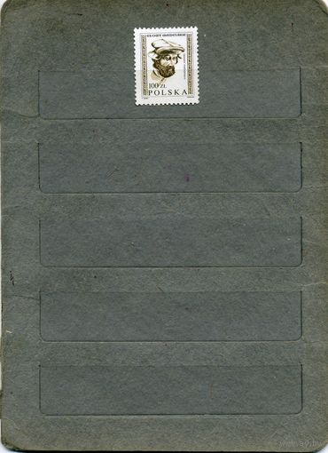 ПОЛЬША, 1982 ,  ИЗВЕСТНЫЕ ЛЮДИ, 1м (на "СКАНЕ" справочно приведены номера и цены по  Michel)