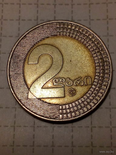 2 лари Грузия 2006 год