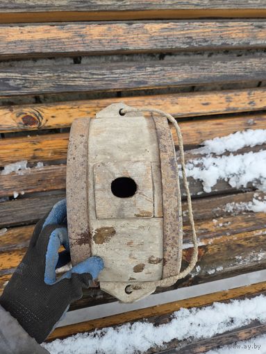 Старинная походная военная фляга под воду.