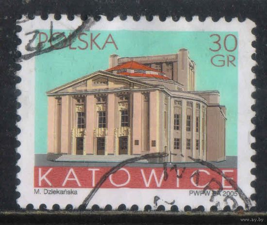 Польша 3-я Респ 2005 Катовице Театр им С Выспяньского - крупнейший в Силезии #4212