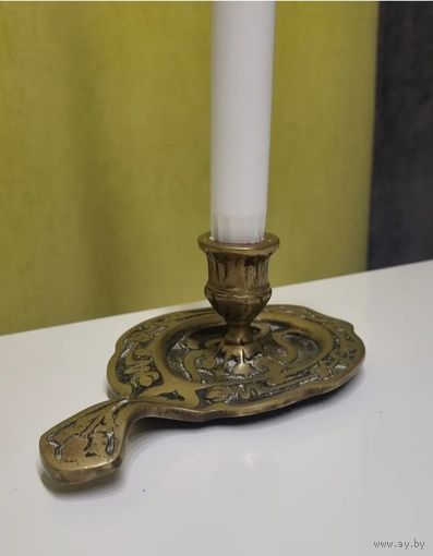 Шандал подсвечник. Латунь
