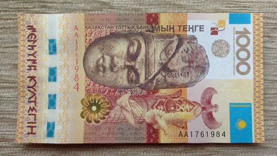 Werty71 КАЗАХСТАН 1000 ТЕНГЕ 2013 UNC банкнота