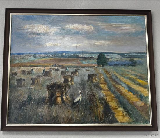 Картина Савицкий В Н холст масло 80*100 "Родные просторы"