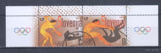[2337] Словения 2004. Спорт.Летние Олимпийские игры. Гашеная серия.