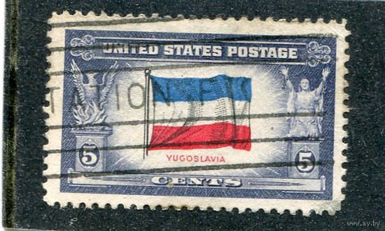 США. Флаги стран, участников второй мировой войны. Югославия