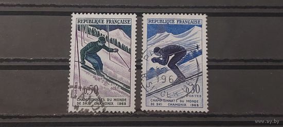 РАСПРОДАЖА ФРАНЦИЯ 1962г. Полная серия. Гаш.
