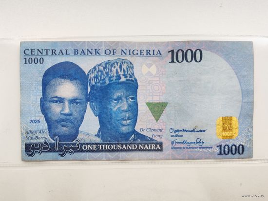 Нигерия 1000 найра 2025 года