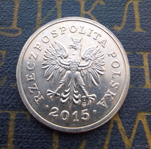 1 злотый 2015 Польша #01