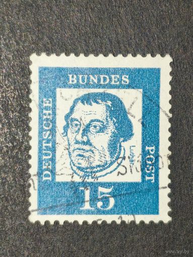 Германия 1961. Известные немцы. Мартин Лютер (1483-1546), реформатор