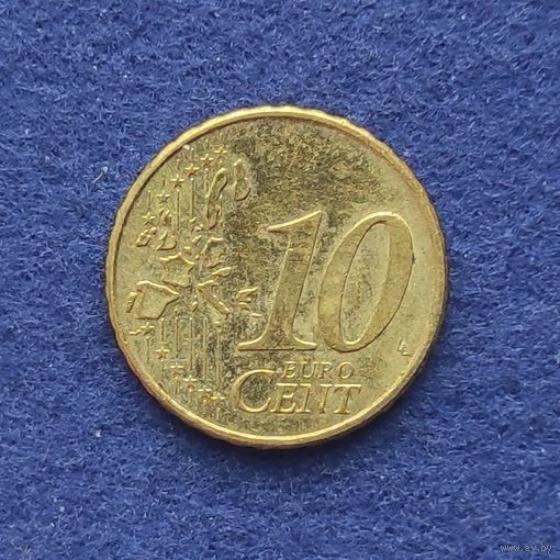 Германия 2002 год 10 евроцентов