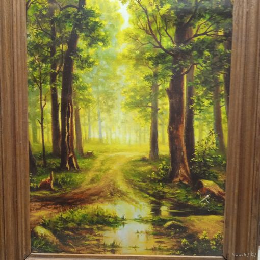 Репродукция в старинной рамке. РАСПРОДАЖА КОЛЛЕКЦИИ.