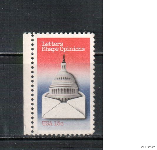 США-1980, (Мих.1425) , ** , Письма,