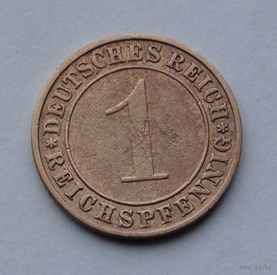 Германия 1 рейхспфенниг, 1927 A