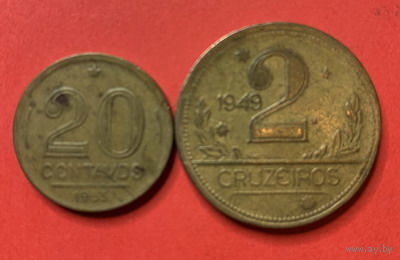 Бразилия 2 монеты