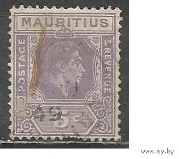 Маврикий. Король Георг VI. 1938г. Mi#206.