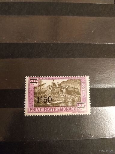 1928 Монако Мих 114 оценка 11 евро корабли парусник флот архитектура чистая клей MNH** (2-1)