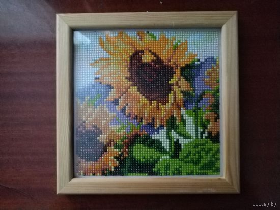 Алмазная вышивка (Подсолнухи)