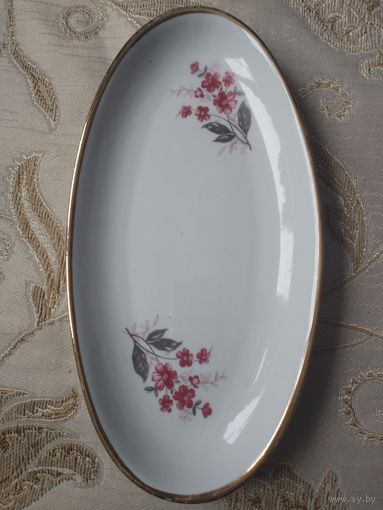 Блюдо небольшое овальное 25,5х15,5 Добрушский ФЗ