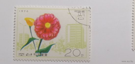 Корея 1976. Цветы