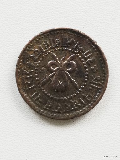 Индия Княжество Гвалиор 1/4 анна 1900 год