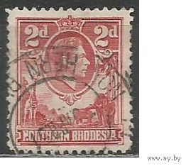 Северная Родезия. Король Георг VI. 1938г. Mi#27.