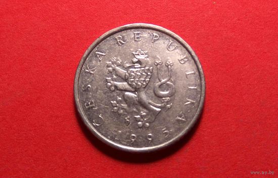 1 крона 1995. Чехия.