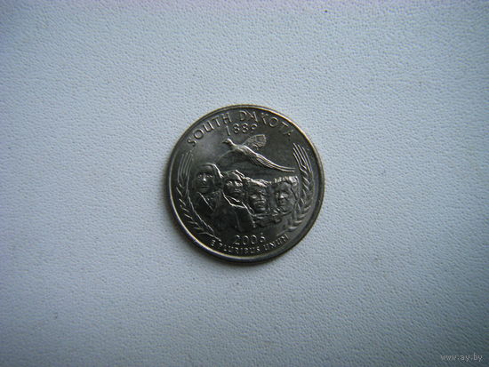 Квотер (25 центов) США 2006г. ЮЖНАЯ ДАКОТА. Р.