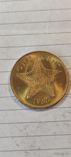 Багамские острова 1 цент 1966
