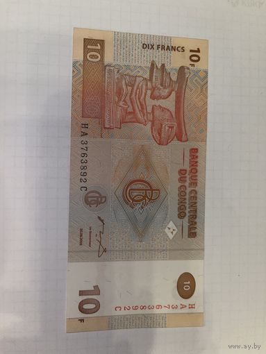 Бона Конго 10 франков