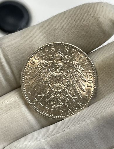 2 марки 1901 AU шб! с рубля !