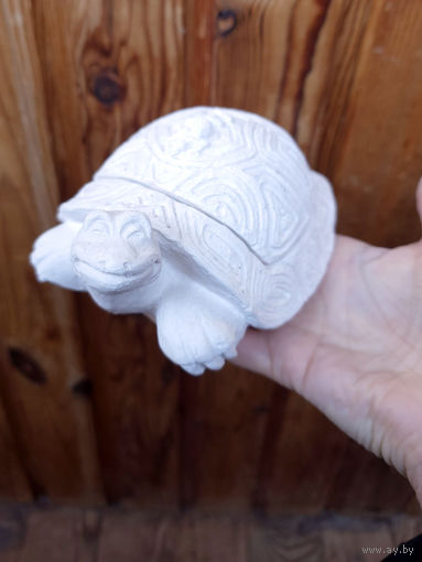 Лот С 1 РУБЛЯ! много лотов! Сувенирная Шкатулка черепашка из гипса