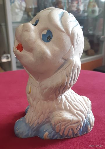 Игрушка резиновая Собака Капелька, СССР