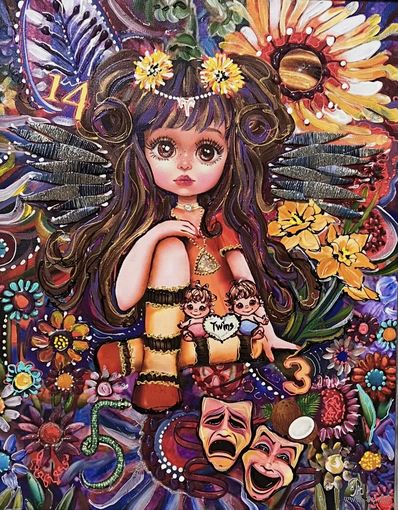 Авторская работа - Ангелок для знака зодиака БЛИЗНЕЦЫ