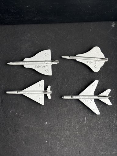 Самолёты оловянная солдатские СССР СУ11, СУ7,ТУ144 , ЯК 25