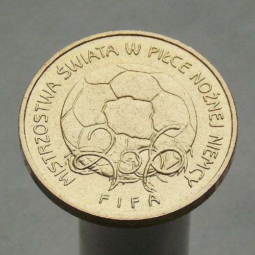 Польша 2 злотых 2006 Чемпионат мира по футболу 2006